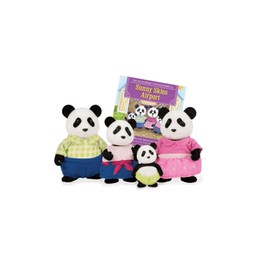 Li'l Woodzee z Skyhopper Panda Family - Panda Figure Set