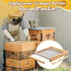 DoubleFill 3 Pcs 10 Frame Beehive Screened Bottom Board Dipped