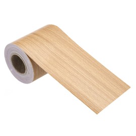 MECCANIXITY Wood Grain Repair Tape, 2 Inch x 33 Feet Self Adhesive Wood Grain Tape Multi-Purpose Wallpaper Border Trim for Furniture Floors Windows Doors Tables Home DIY Project, Yellow