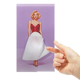 1pc Tiss-ue Box Cover, Girl's Long Skirt Tissue Box Creative Charming Vintage Girl Skirt Tissue Box Holder Suitable for Bedroom, Living Room, Office