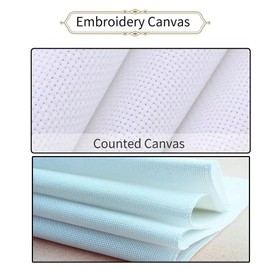 Threadhaven Counted Cross-Stitch Kit 14CT Aida Fabric with Threads, Needles & Guide | Animal Sewing Pattern Embroidery Kit for Adults | Premium DIY Craft Kit- Koi 3 14.1''×14.1''