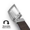 Corkor Men's Reversible Ratchet Belt, 35 mm Wide, Vegan, Cork
