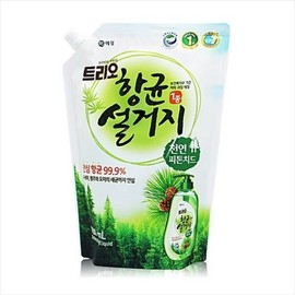 Aekyung Trio Phytoncide Antibacterial Dish Soap 1.2L Refill 2ea