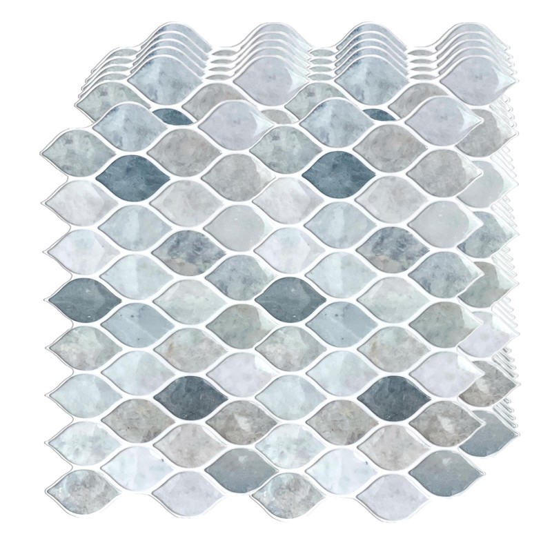 WALPLUS 6-Sheets Kitchen Backsplash 12" x 6" Peel and Stick