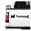 Siviwonder Powder Puff Dog Sticker Set of 3, 30cm, red