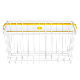 GarageTek Garage Organizer Wall Mount | Extra Large Steel Storage Hanging Basket | Garage Utility Bin - Tool Storage, Sports Equipment Storage, Mounts on TekPanel, TekTrak and Other Slat Walls