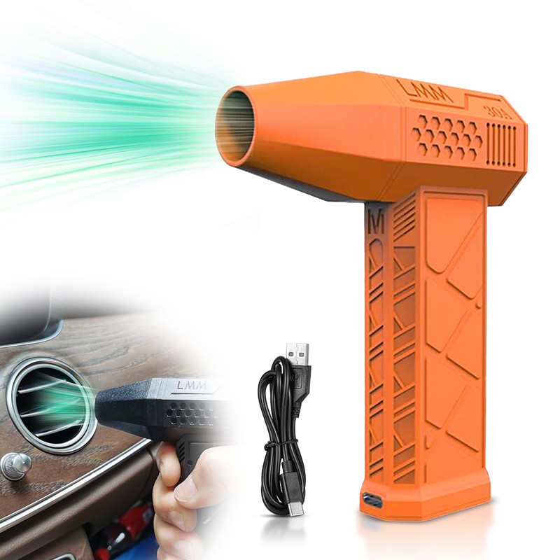 Electric Air Duster 130000RPM Compressed Air Duster Speed Adjustable Turbo