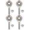 M METERXITY 4-Pack POSA6 Rod End Bearing, M6x1.0 Left Thread