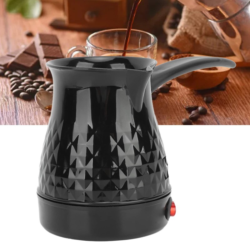 Stainless Steel Coffee Maker, Electric Pot 600ml Portable US Plug