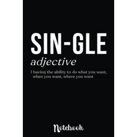 Single Adjective Definition Men Women Funny Valentine: Cute Valentine's Day Notebook, Great Gift for Boyfriend, Girlfriend, Best Friend, Wife, Husband, Men, Women