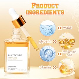 KOSIMI Aceite Corporal De Seda Gouda, Aceite Corporal De Seda, Aceite De Baño Y Ducha L Para Una Piel Suave E Hidratada, Refrescante Y No Graso, Con Manteca De Karité, Aceite De Coco Y Vitaminas.
