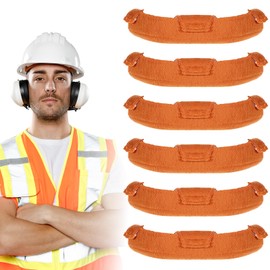 LIQWEI 12 Stück Schutzhelm Schweißband, Waschbar Kopfbandpolster Schweißhelm Schweißband Für Schweißhelm Wiederverwendbar Hardhat-Schweißbänder Für Baustellenhelme Fahrradhelme