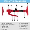 2PK Steel Cabinet Jacks for Installing Cabinets,Adjustable 3rd Hand Quick