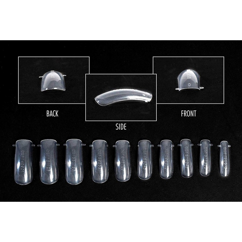 KM-Nails 100 elastic dual tips/popits assorted in box.