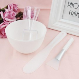 Modeling Pack Tool Set: Spatula, Beauty Pack Bowl, and Sponge Home Care 10ea