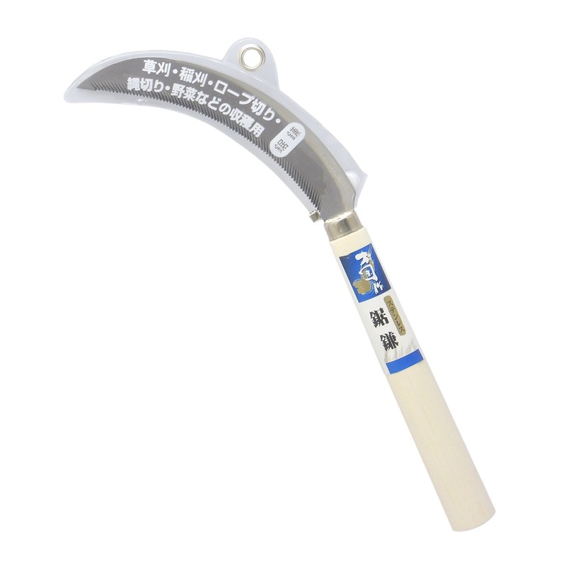Takagi Stainless Saw Scythe, Murakuni, for Grass Cutting, Rice Harvesting,