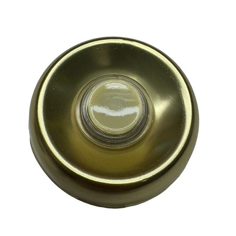 NuTone Vintage NuTone PB-14L Pushbutton Lighted Door Bell - Gold