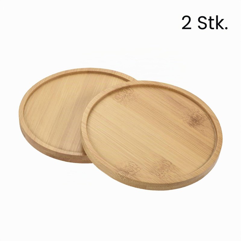 sourcing map Set of 2 Saucers for Flower Pots, 12