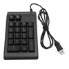 USB Wired Numeric Keypad 19 Keys Number Pad Waterproof RGB