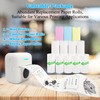 Vicbear Vicbear Mini Portable Printer, Inkless Sticker Printer with 12