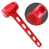 HAWK Red Plastic Hammer | Hexagon Openings In Handle |