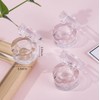 5 Pcs 5g/5ml Premium Acrylic Clear Round Jars Refillable Cosmetic