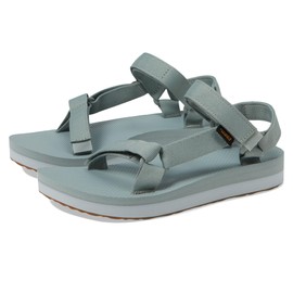 Teva Women's Midform Universal Sport Sandal, Wrought Iron/Pearl Blue, 11