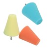 3PCS Hub Conical Polishing Sponge Buffing Foam Pad Wheel Care