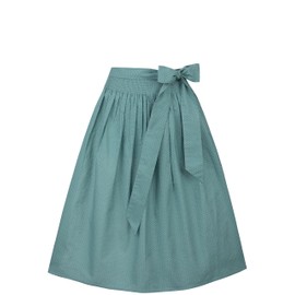 Stockerpoint Women's Molina Midi Dirndl Apron, Green (sage)