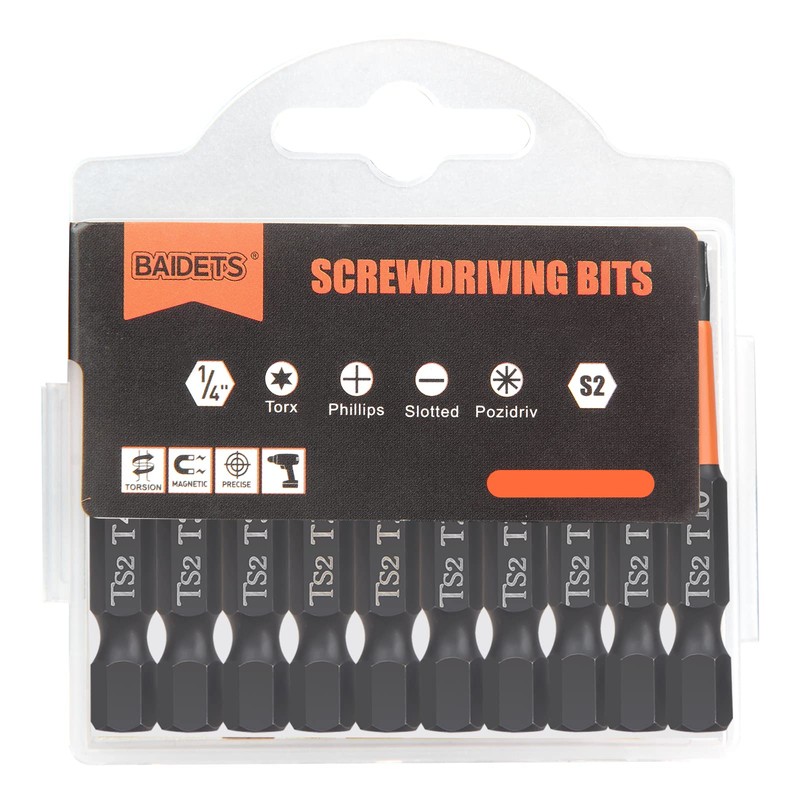BAIDETS Pro Screwdriver Bit Set - Screwdriver Torx Bits Set