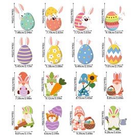 WUSJCOF 16 Easter Chicks Craft Set for Children, Easter Pendant Decoration, Easter Decoration for Crafts for Easter