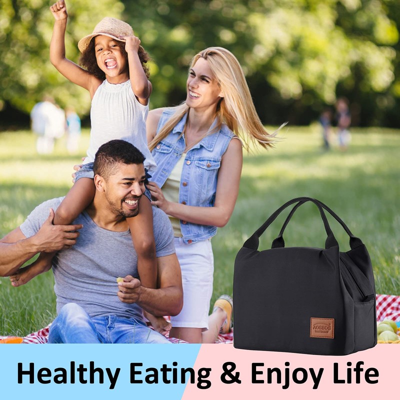 Cool Bag Small Light Insulated Lunch Bag for Work &