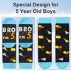 Juesly 5 Year Old Birthday Gifts for Boys - Socks