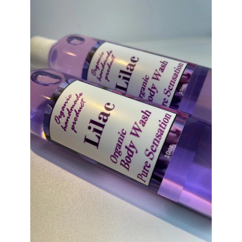 Pure Sensation Lilac Organic Body Wash / Daily Moisturizer /