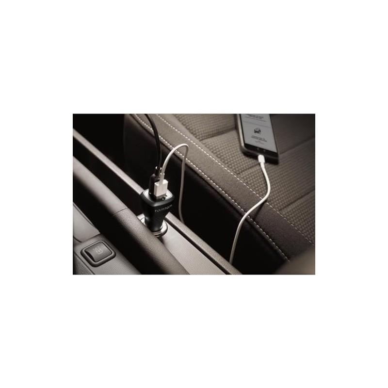 TomTom 9UUC.001.26 High Speed-Doppelladegerät (2.500 mA, 2-fach USB) Schwarz