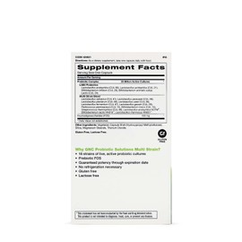 GNC Probiotic Solutions Multi Strain 25 Billion CFUs - 30 Capsules