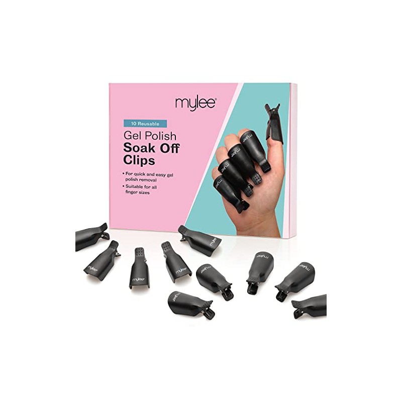 Gel Polish Soak Clips (Pack of 10) - UV/LED Nail
