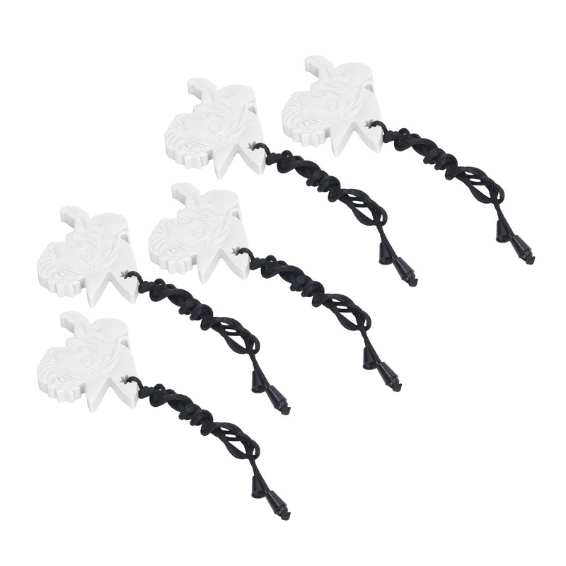 5Pcs Chew Necklace Food Grade Silicone Chewing Pendant for Toddlers
