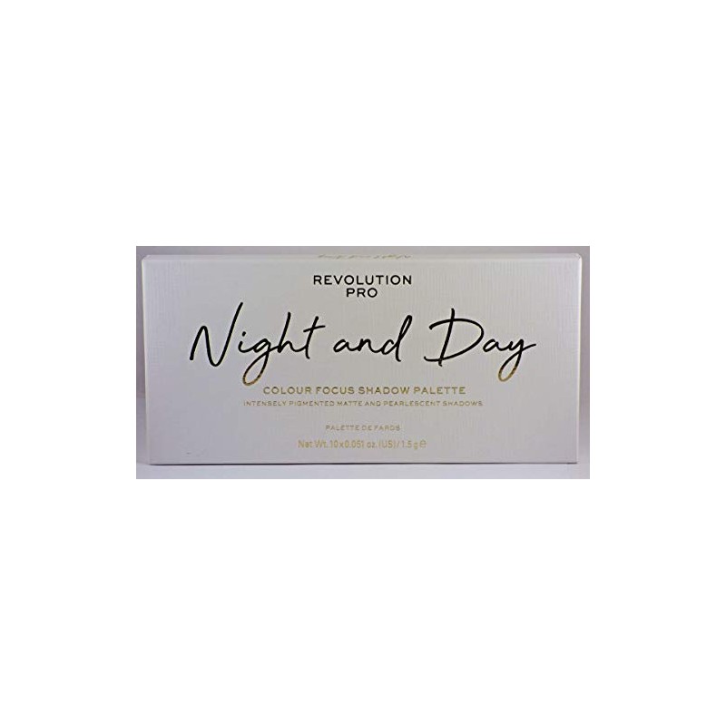 Makeup Revolution Pro Colour Focus Eyeshadow Palette, Night Day