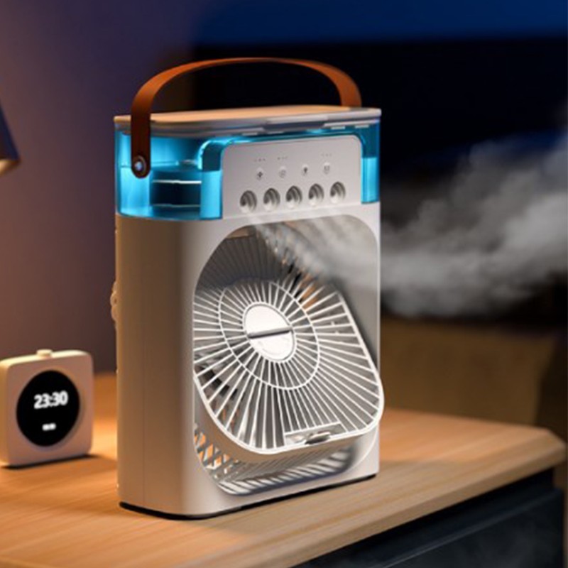 Water Mist Spray Fan USB Desktop Humidification Cooling Fan with