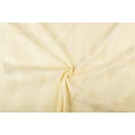 Faux Fur Pony Skin Velboa Fabric Material - Ecru, 1MTR 150cmx100cm