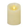 Luminara Scalloped Edge Flameless LED Candle - Ivory 4" x