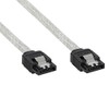 SATA 6Gb/s round cable, InLine®, with latches, 0.5m