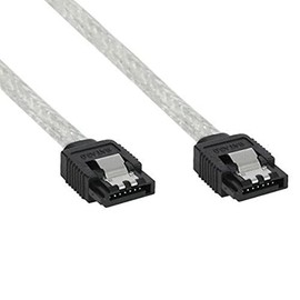SATA 6Gb/s round cable, InLine®, with latches, 0.5m