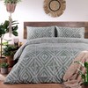 furn. Tanza Duvet Cover and Pillowcase Set, Terracotta, Double