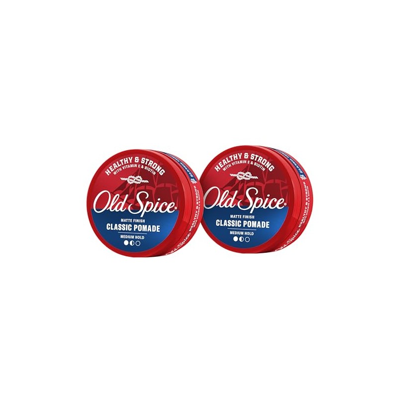 Old Spice Hair Styling Pomade for Men, Medium Hold No