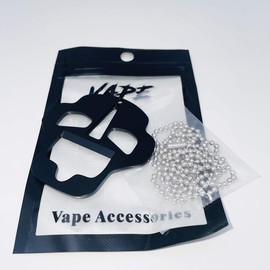 5GVAPE 5 in1 Shortfill Cap Opener Tool Stainless Steel Metal Material Bottle Opener Compatible with 10ml/30ml/50ml/60ml/120ml Bottle (Skeleton)