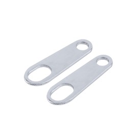 Akozon chrome indicator motorcycle brackets + Turn Signals Indicator Light Fork Clamp Mounts Ears Shock Brackets Motorcycle Scooter