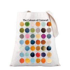 PLITI Cornwall Travel Gift Cornwall England Gift Cornwall Vacation Gift The Colours of Cornwall Tote Bag For Women (Colours Cornwall TGU)