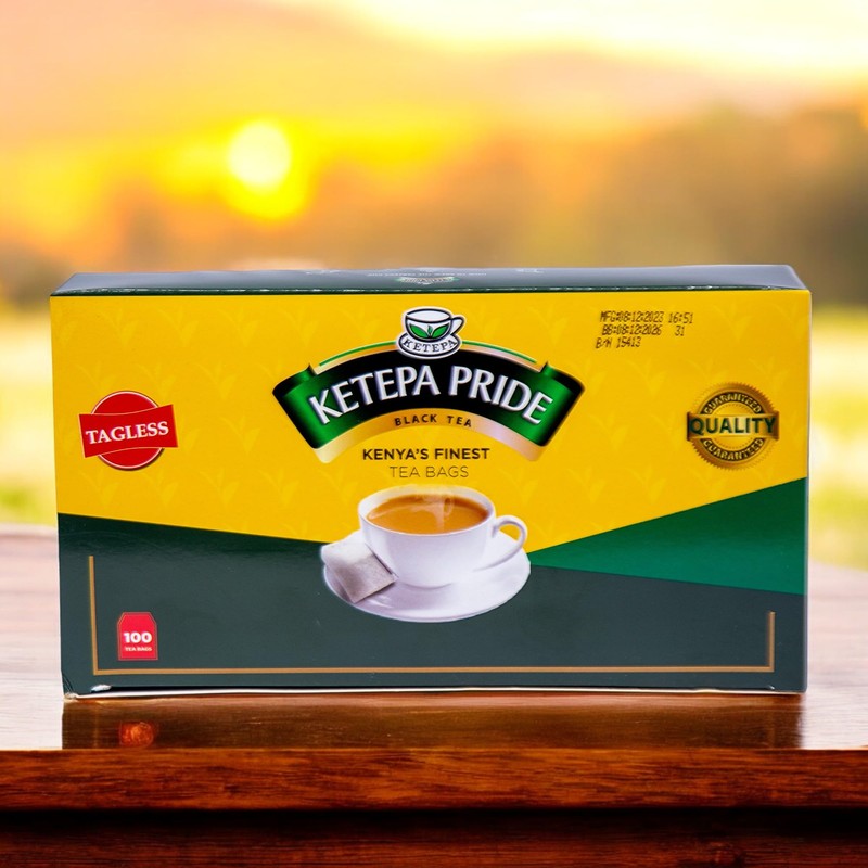 Ketepa Pride Standard Pack, 200 g, 100 Tag Less Teabags